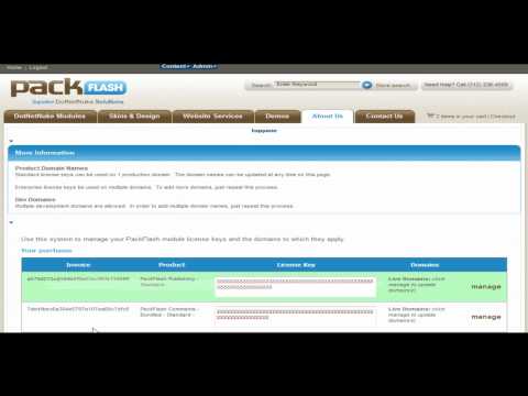 DNN Publishing LICENSE INSTRUCTIONS Video Tutorial by PackFlash