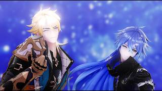 【原神MMD/Genshin Impact】愛包ダンスホール【ファルカ/フリンズ/Varka/Flins】#genshinimpact #原神mmd