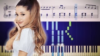 BREATHIN (Ariana Grande) - Piano Tutorial + SHEETS