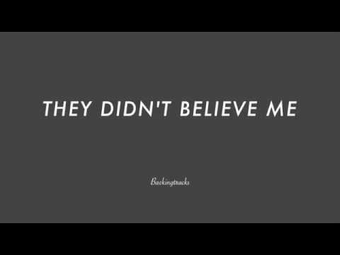 They Didn't Believe Me - Nat King Cole