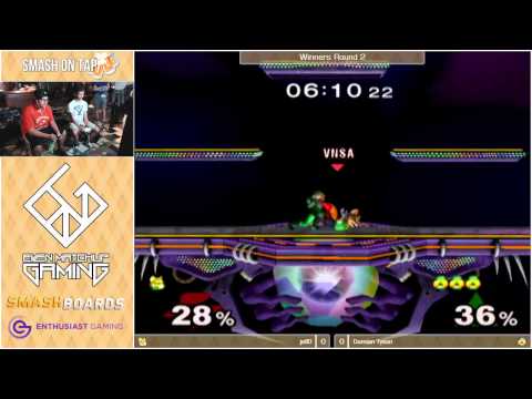 Smash On Tap 9 - Jell0 (Fox, ICs) vs Damian Tyson (Sheik) - Singles Winners Bracket