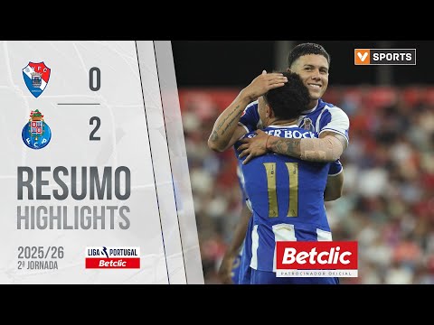 Resumo: Gil Vicente 0-2 FC Porto (Liga 25/26 #2)