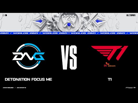 DFM vs. T1 | Worlds Group Stage Day 5 | DetonatioN FocusMe vs. T1 (2021)