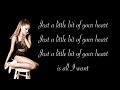 Ariana Grande - Just a Little Bit of Your Heart ...