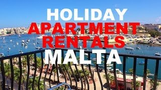 preview picture of video 'Direct Sea view Apartments to rent in malta for holidays (holiday-malta.com R118)'