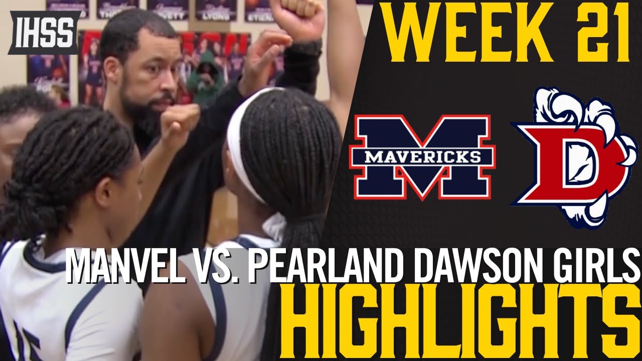 Dawson Holds Off Manvel 54-50 in Thrilling High School Basketball Match