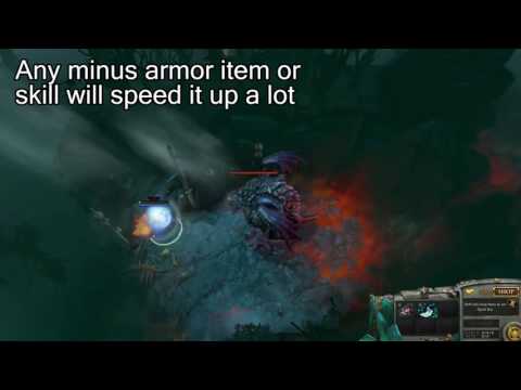 40  Solo Roshan with any ranged hero and Armlet — how to