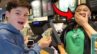 Giving Starbucks Employees $1,000 If They Spell My Name Right!