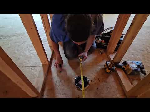 Install Toilet Closet Flange New Construction