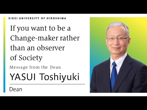 YASUI Toshiyuki, Dean and Professor