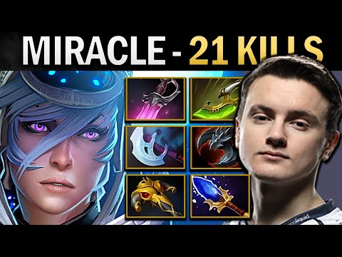 Luna Dota Miracle with 21 Kills and Manta - TI13