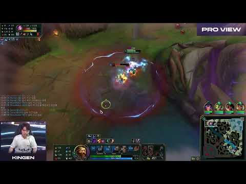 Kingen Gangplank Pro View | DK vs BRO | LCK 2024 Summer W9D2