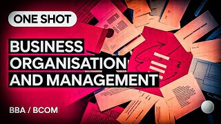 BCOC- 132 Business Organisation and management one shot revision#ignou