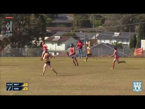 2017 BDAFL Round 17 Reserve Grade - Maitland Saints V Singleton Roosters