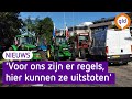 Trekkers blokkeren urenlang papierfabriek Parenco in Renkum