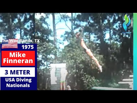 1975 Mike Finneran - Mens USA Diving 3 Meter Competition - Outdoor Nationals