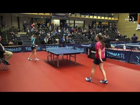 NK 2019 Dames enkel: Emma van der Zanden - Esmee van Marwijk