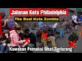 SISI LAIN AMERIKA BERJALAN 1KM DI KAWASAN RAWAN KENSINGTON AVE PHILADELPHIA