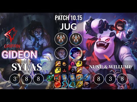 GRF GIDEON Sylas vs Nunu & Willump Jungle - KR Patch 10.15