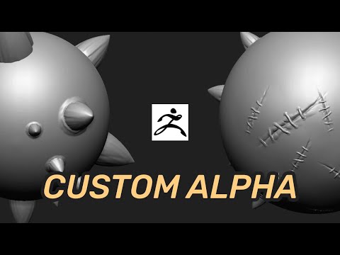 How to create custom alpha in Zbrush Tutorial