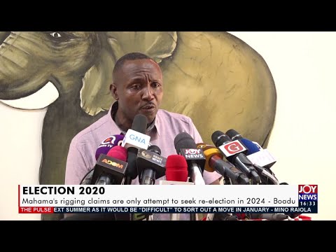 Mahama’s rigging claims are only attempt to seek re-election in 2024 – John Boadu (15-12-20)