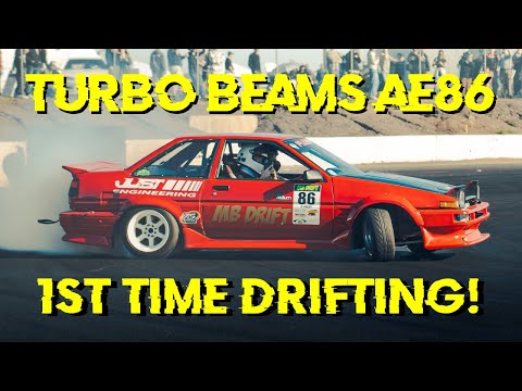 Turbo BEAMS AE86 goes drifting!!  FuelFest Phoenix 2025