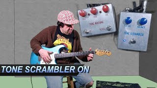 Video thumbnail for Effects & Pedals Arena Corner: Analog Fox Tone Scrambler and Tone Machine by SHY BOYZ