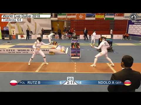 FE 2018 451 T64 25 F E Individual Dubai UAE WC RED NDOLO GER vs RUTZ POL