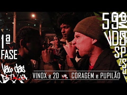 2D e Vinox vs Coragem e Pupilao | 59ª Edição do Valo das Batalha | Capão Redondo | SP
