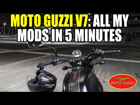 Moto Guzzi V7: All My Mods in Five Minutes