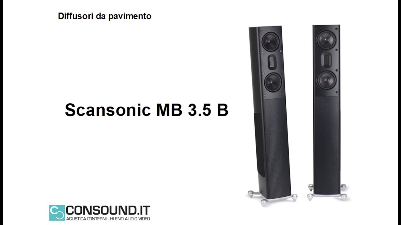Ascolto dei diffusori da pavimento Scansonic MB 3.5B