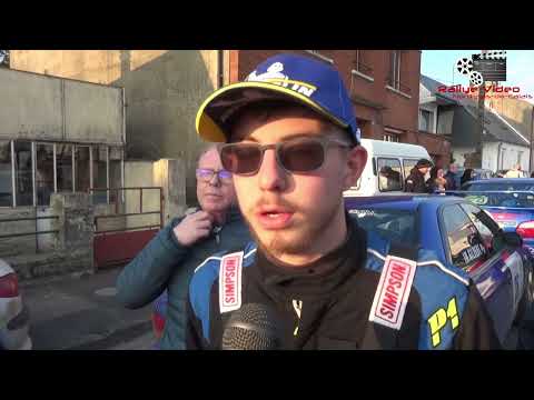 Philippe Lezier et Lucas Dumont à l arrivée du Rallye des Boucles Capelloises 2022