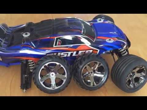 Traxxas Rustler VXL on some NEW Anaconda Tires