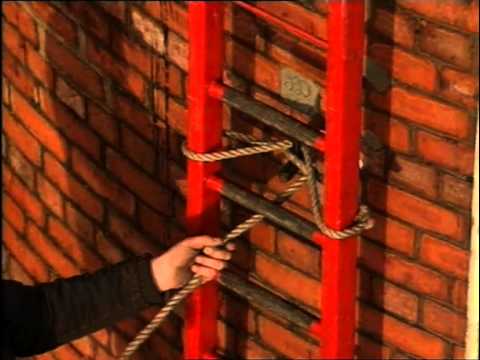 Fred Dibnah laddering a chimney (Part 1)