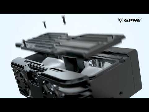 GPNE S3P  3 LENS Auxiliary Light Grille Light