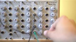 Video thumbnail for Doepfer A-120 VCF1 Low Pass Filter by Let's Listen