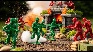 Army Men Stop Motion – WWII Operation Emberfall The Fall of the Red Cobra Temple
