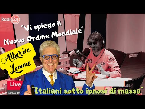 IL GENIO ALBERICO LEMME A La Zanzara : TUTTA LA VERITÀ SU NWO, DRAGHI, PAPA, POVERTÀ, ETC...18/01/22