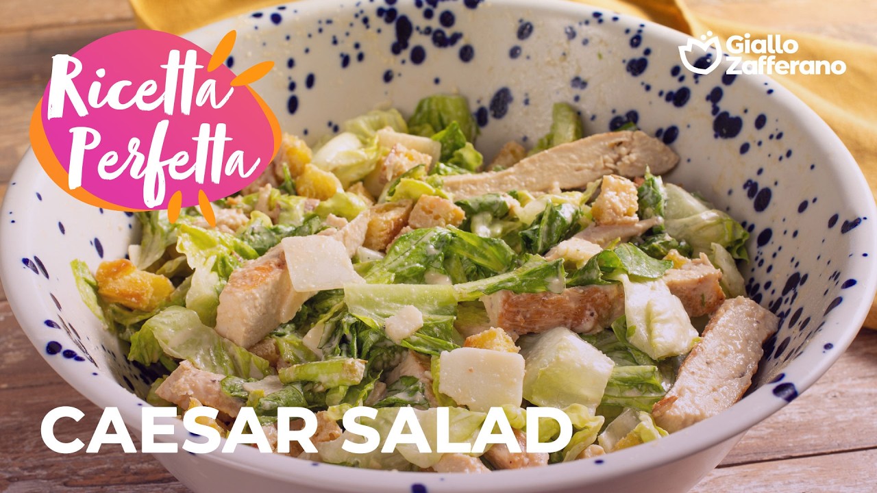 Caesar Salad con pollo: il segreto per farla cremosa e saporita 🥗