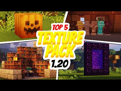 ✔️TOP 5 TEXTURE PACKS FOR MINECRAFT JAVA AND BEDROCK 1.20✔️ TEXTURE PACKS TO IMPROVE YOUR FPS