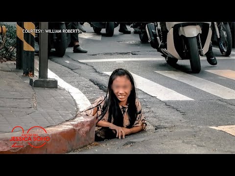 Sino nga ba ang misteryosong babae na nakuhanang lumabas mula sa imburnal? | Kapuso Mo, Jessica Soho