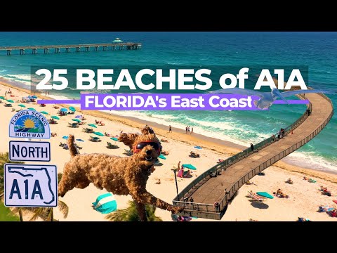 25 BEACHES of A1A - FLORIDA'S EAST COAST