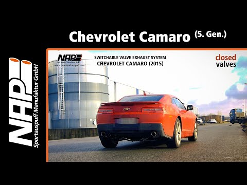 NAP Klappenauspuff ▶ Chevrolet Camaro (Gen. 5) - Soundcheck