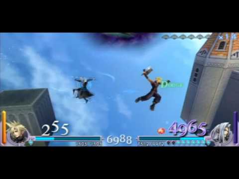 Dissidia: Final Fantasy - Level 1 Cloud vs Level 100 Sephiroth