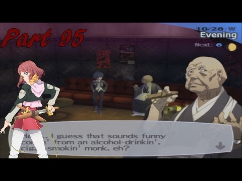 Let's play Persona 3 FES Part 95 Alcohol drinking monk