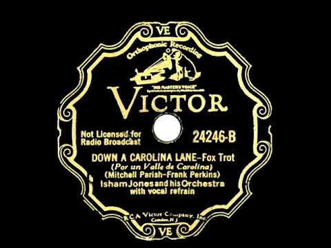 1933 Isham Jones - Down A Carolina Lane (Eddie Stone, vocal)