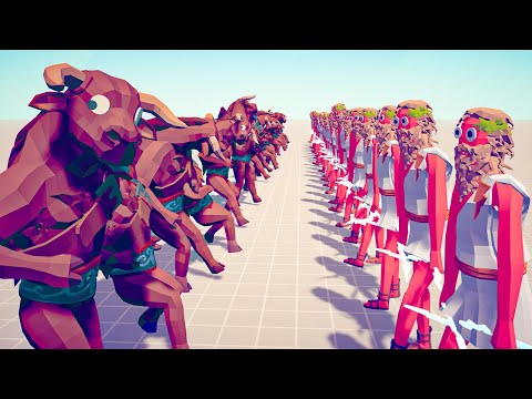 50x MINOTAUR 👹 VS ⚔️ 50x EVERY TEAM BOSS / Totally Accurate Battle Simulator ( TABS )