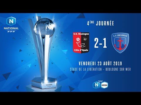 J4 : US Boulogne CO - US Concarneau (2-1), le résumé I National FFF 2019-2020
