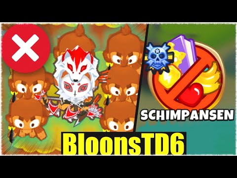 DIE ABSTAND HALTEN SCHIMPANSENTAKTIK! - Bloons Td6 [Deutsch/German]