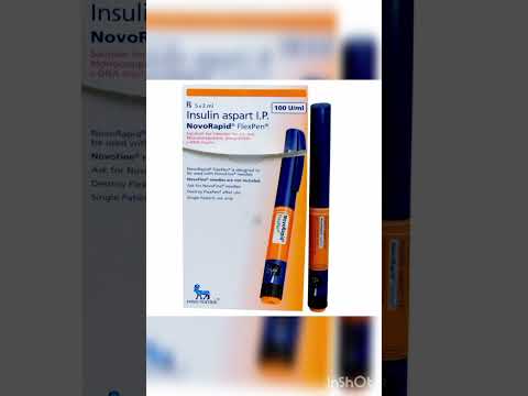 Insulin aspart injection (novorapid flexpen), 100u/ml, 3 ml